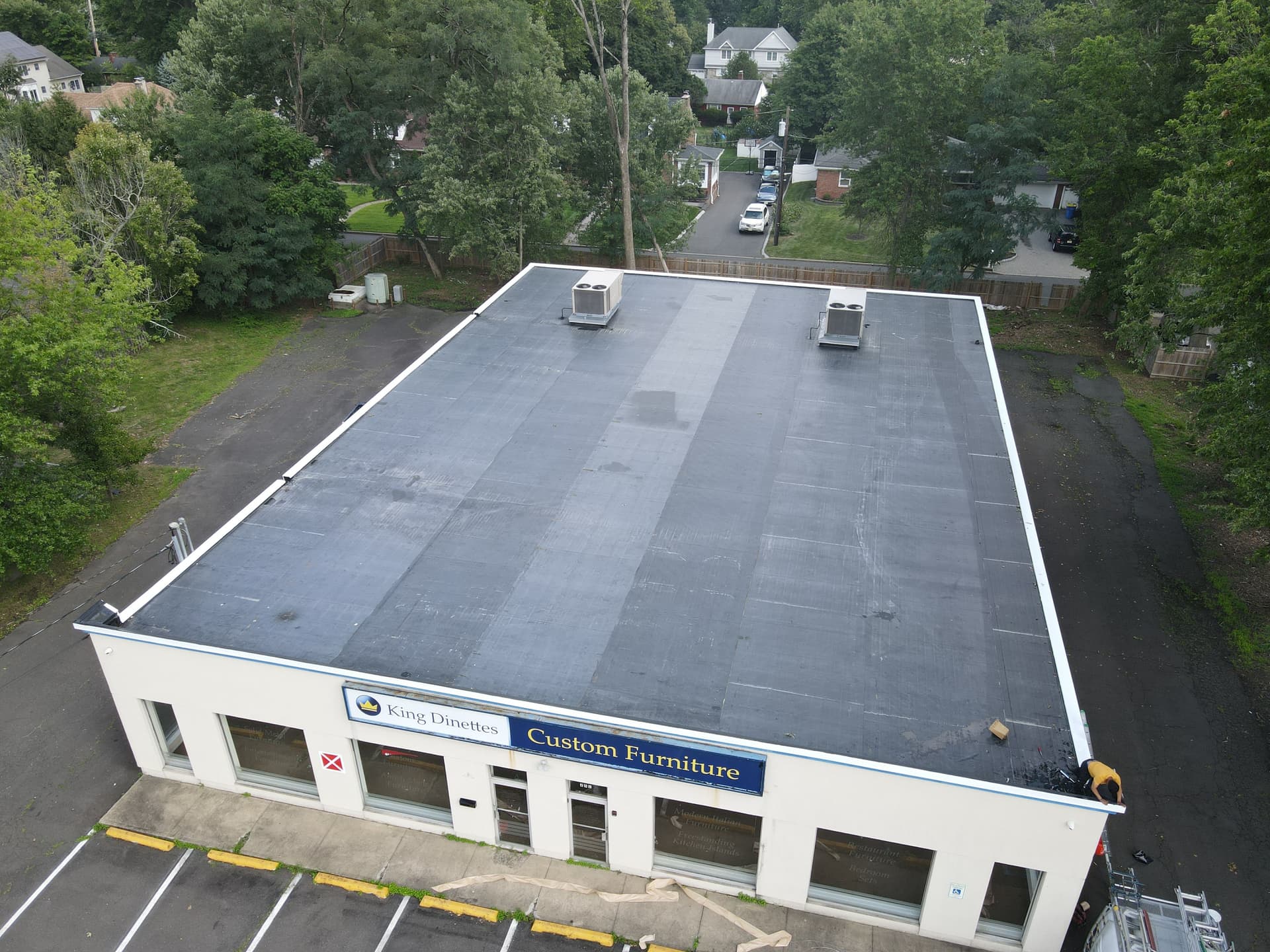 Gallery photos for 80 Square EPDM Commercial Flat Roof Replacement in Green Brook NJ: Image #7