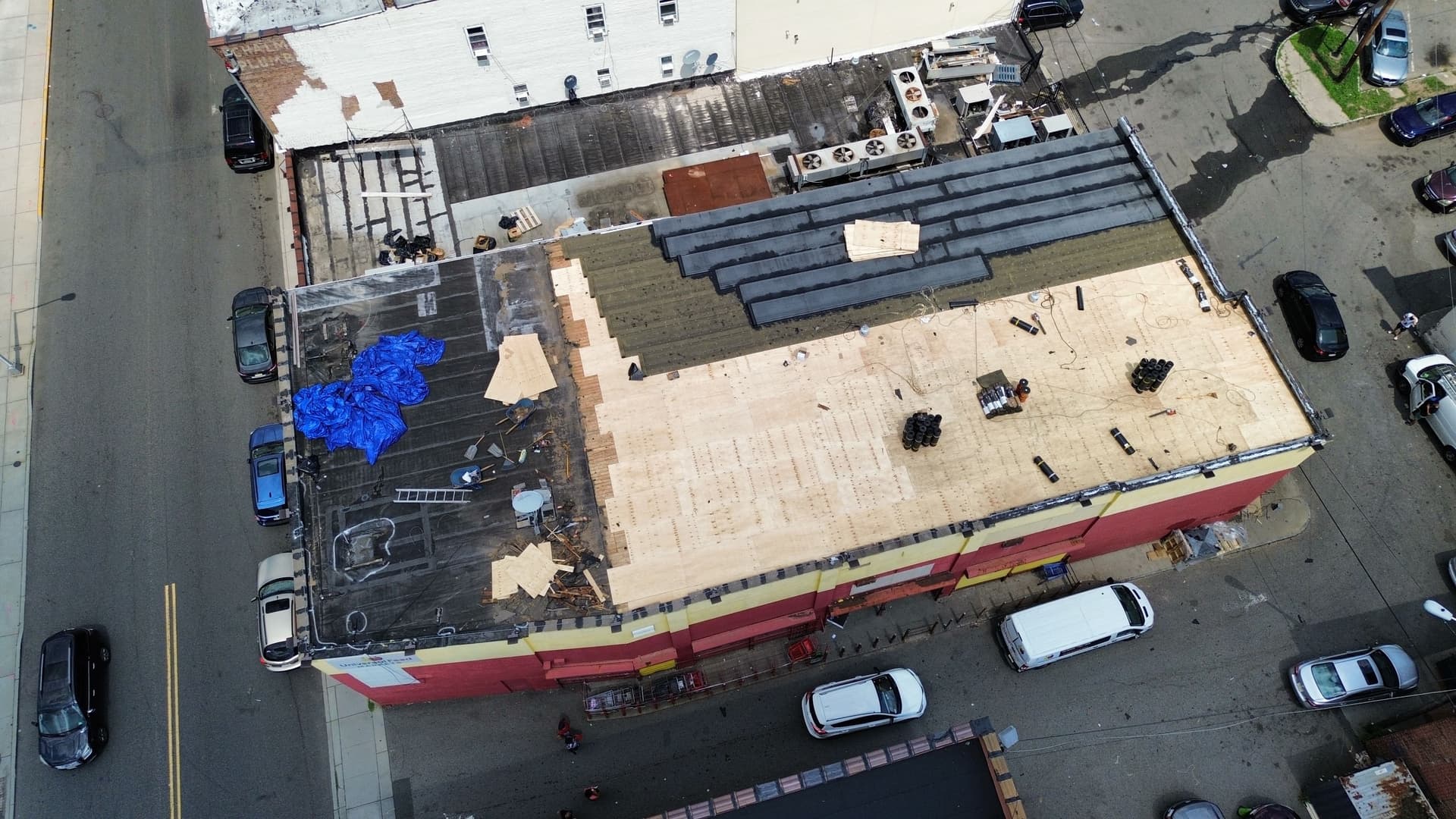 Gallery photos for Commercial Torch-Down Flat Roof Replacement in Orange NJ: Image #1