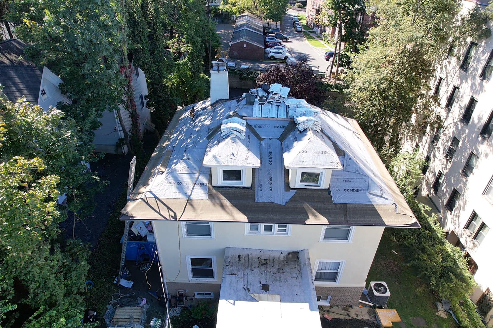 Gallery photos for Full Roof Replacement with New Decking in Leonia NJ: Image #3