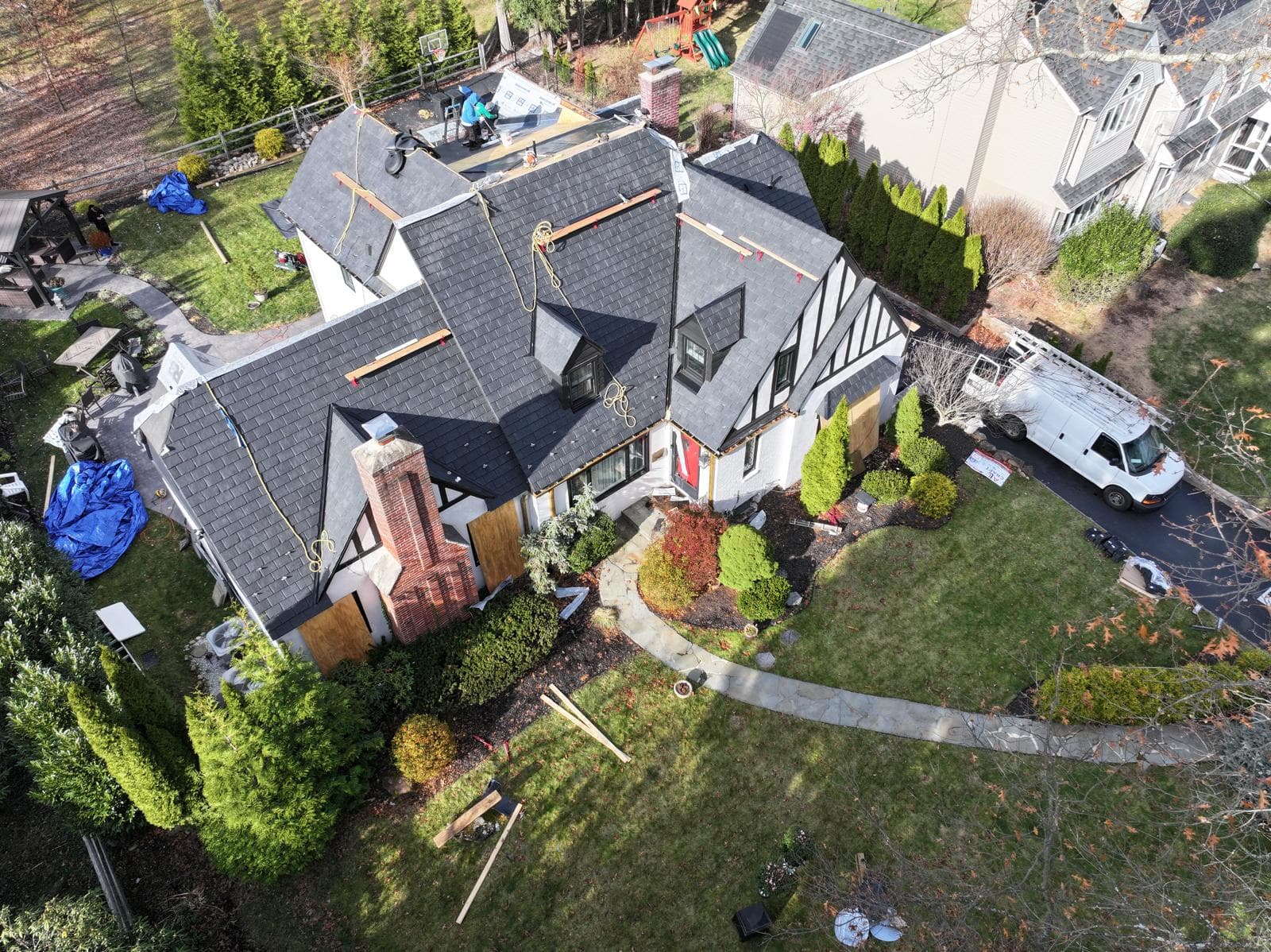Gallery photos for DaVinci Composite Slate Roof Installation in Hillsdale, NJ: Image #9
