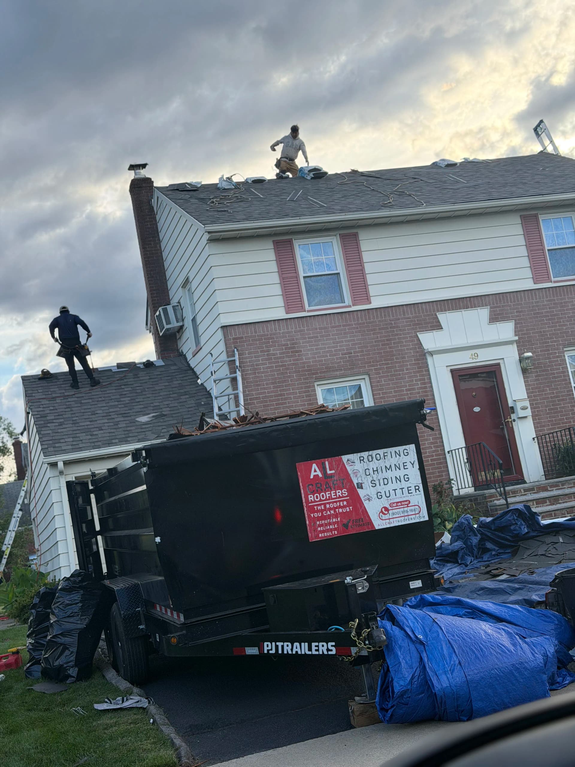 Gallery photos for Complete Roof Replacement with New CDX Plywood Deck in Clifton NJ: Image #8