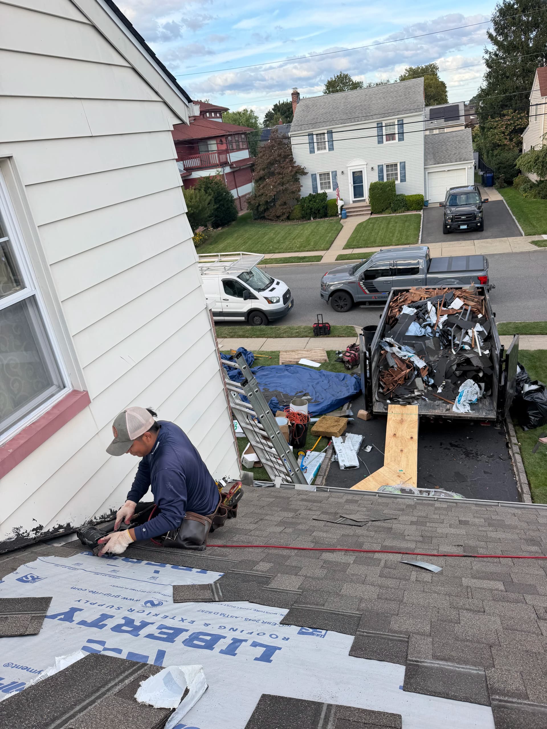 Gallery photos for Complete Roof Replacement with New CDX Plywood Deck in Clifton NJ: Image #7