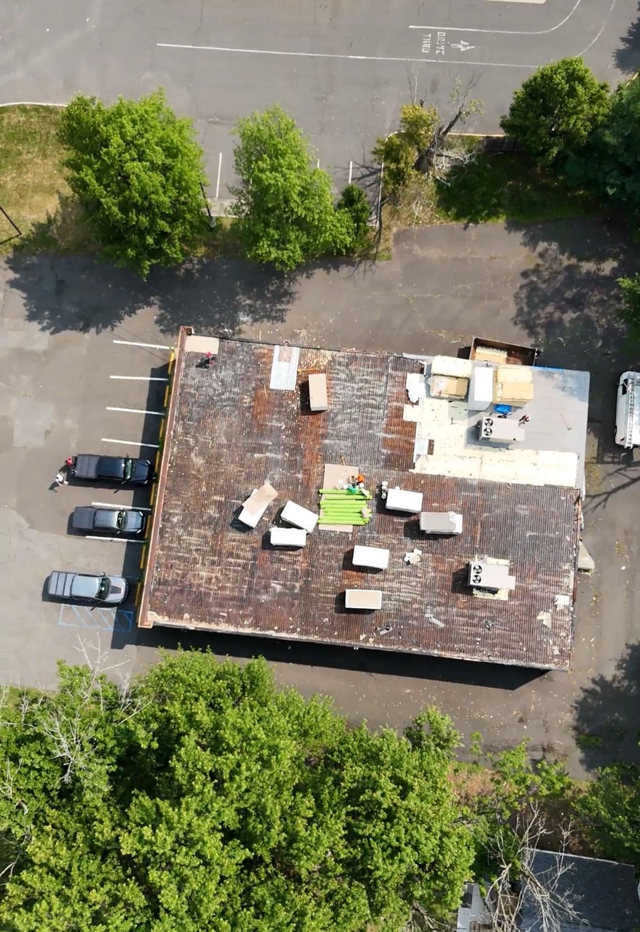 Gallery photos for 80 Square EPDM Commercial Flat Roof Replacement in Green Brook NJ: Image #1