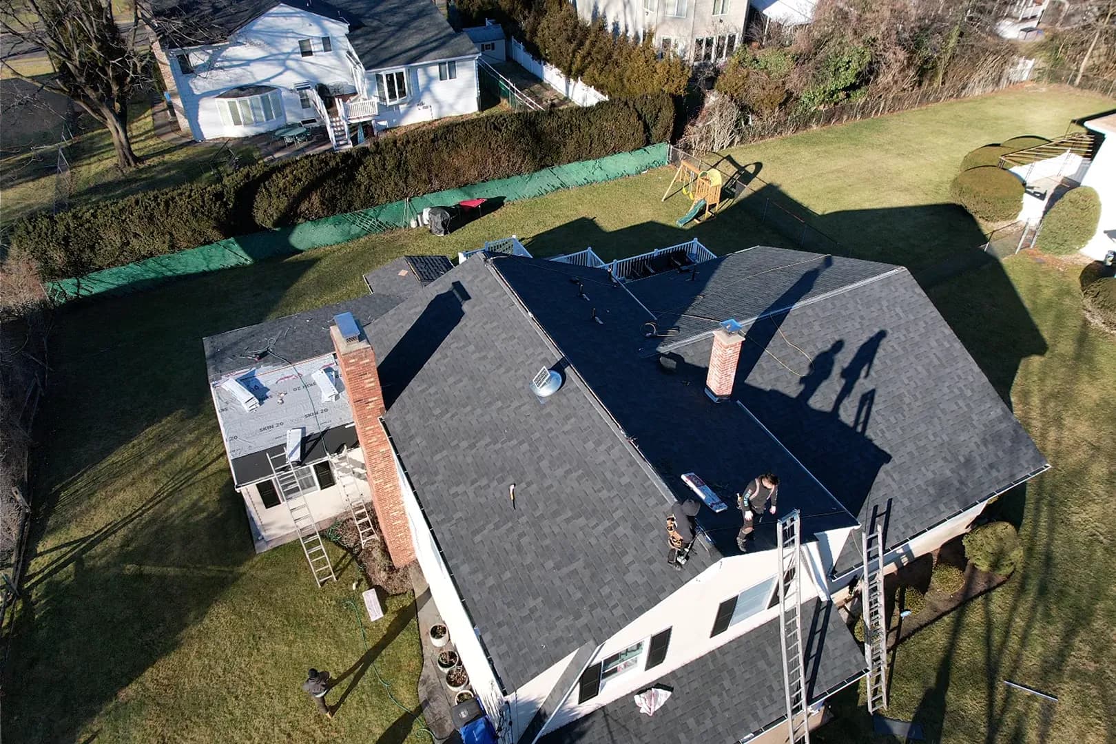Gallery photos for Full Roof Replacement in Paramus NJ with IKO Dynasty Glacier Shingles: Image #4