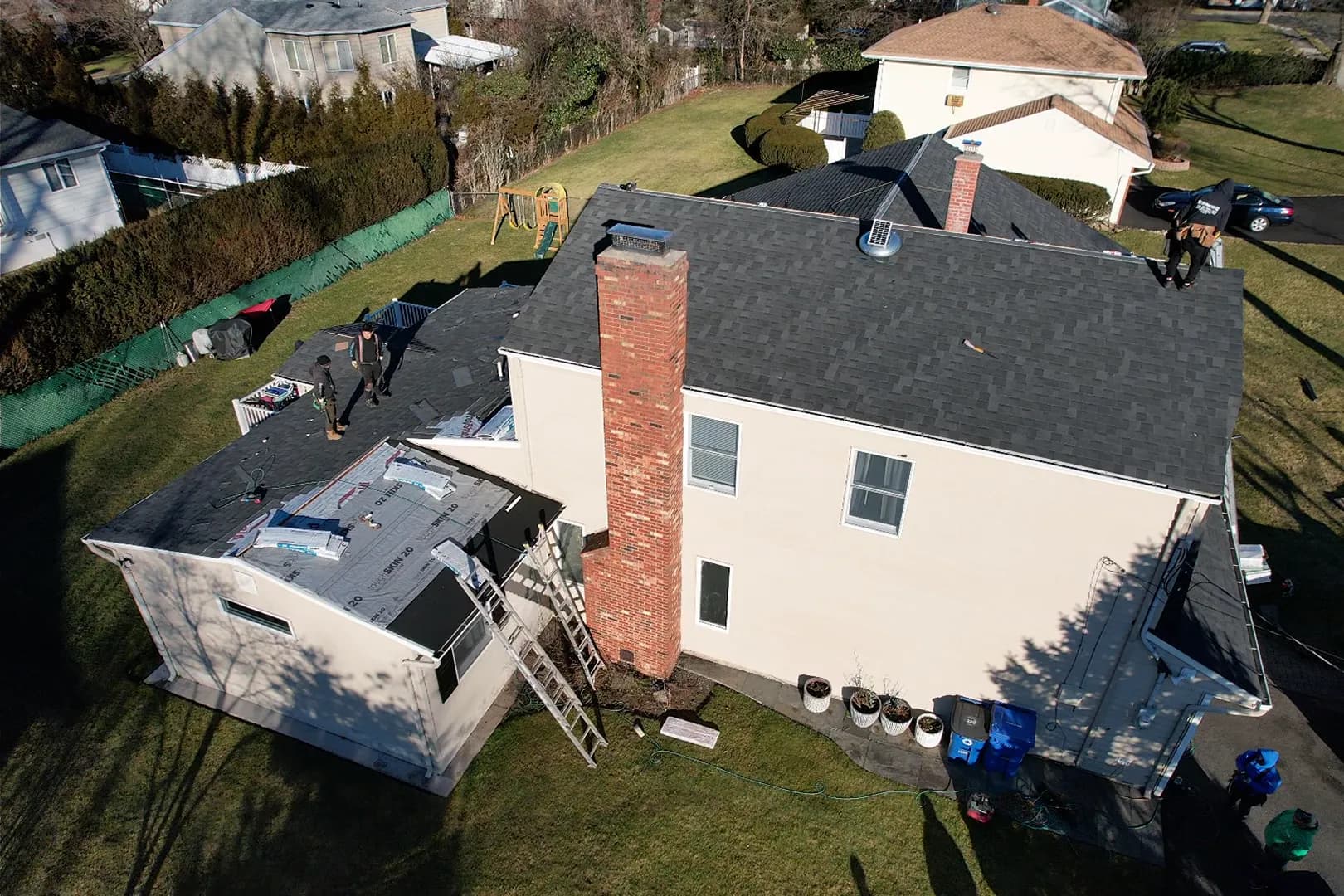 Gallery photos for Full Roof Replacement in Paramus NJ with IKO Dynasty Glacier Shingles: Image #5