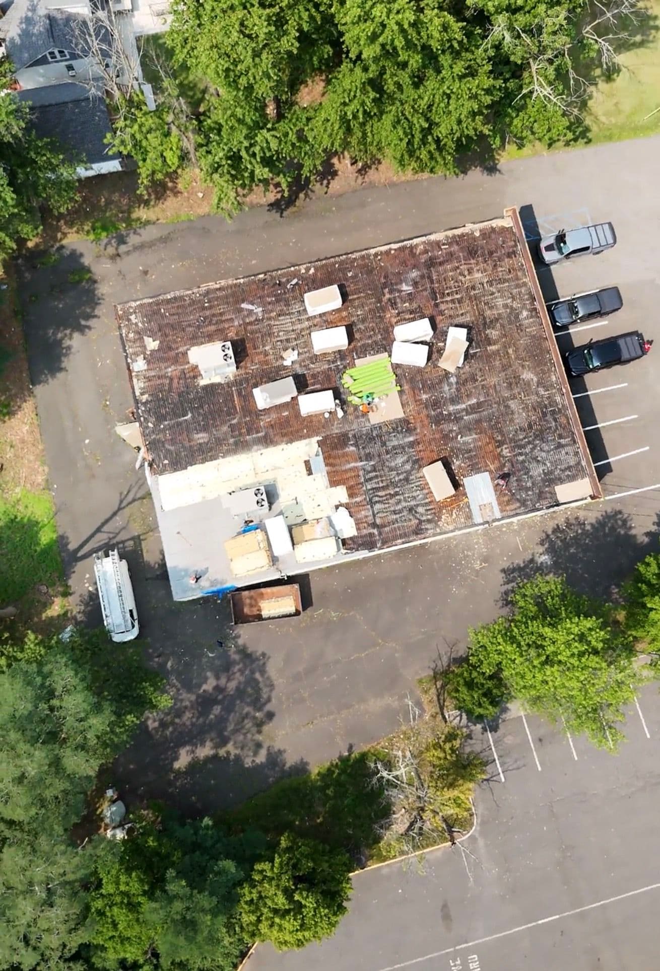Gallery photos for 80 Square EPDM Commercial Flat Roof Replacement in Green Brook NJ: Image #2