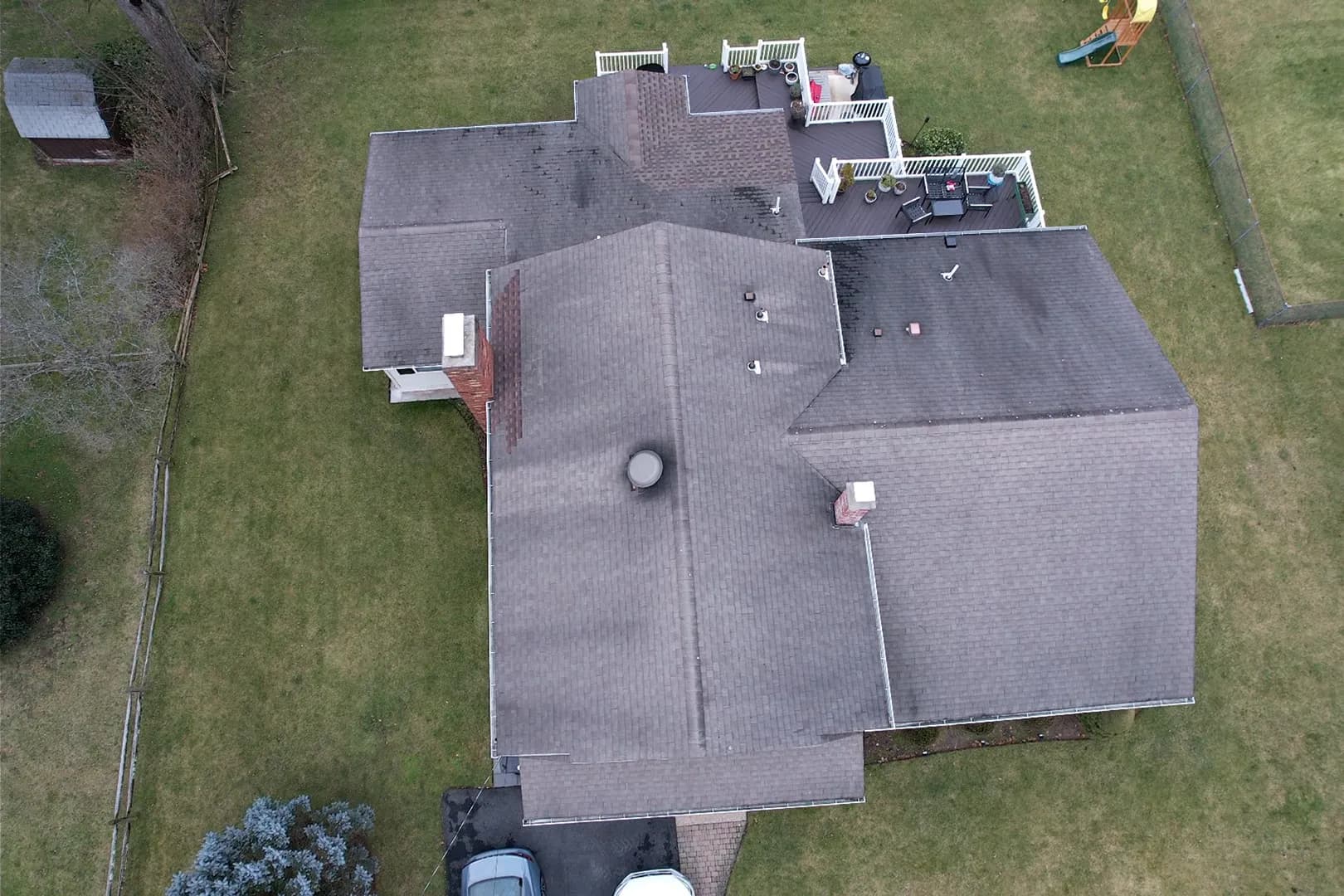Full Roof Replacement in Paramus NJ with IKO Dynasty Glacier Shingles image