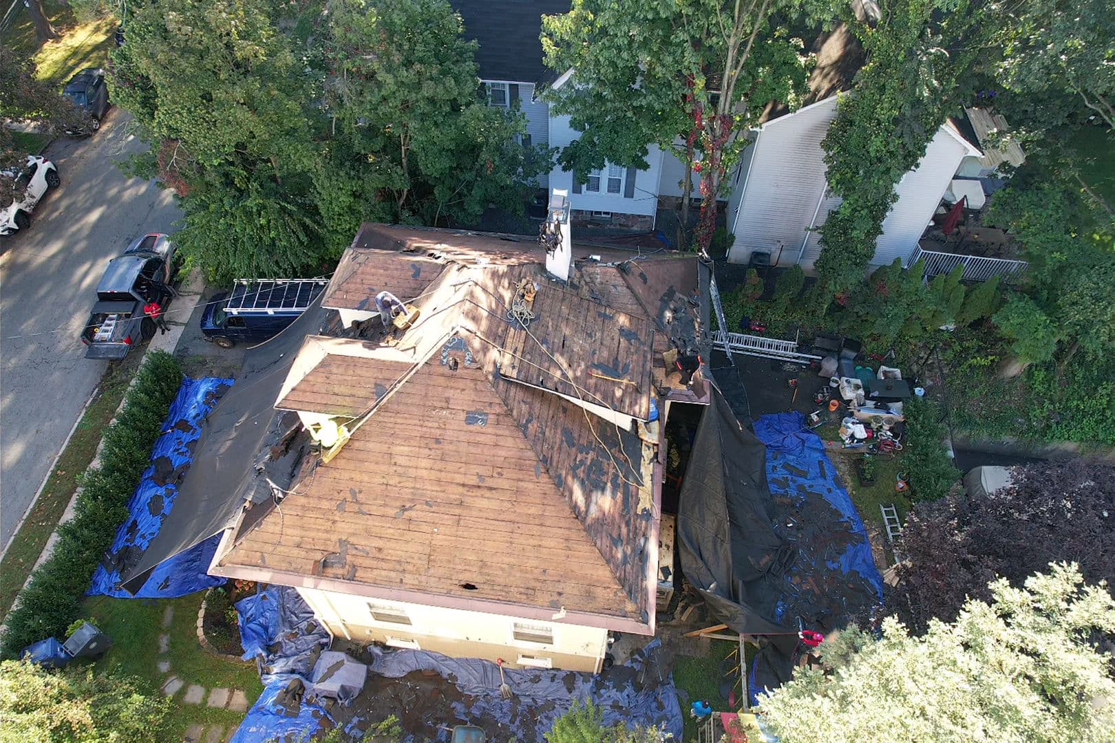Gallery photos for Full Roof Replacement with New Decking in Leonia NJ: Image #1