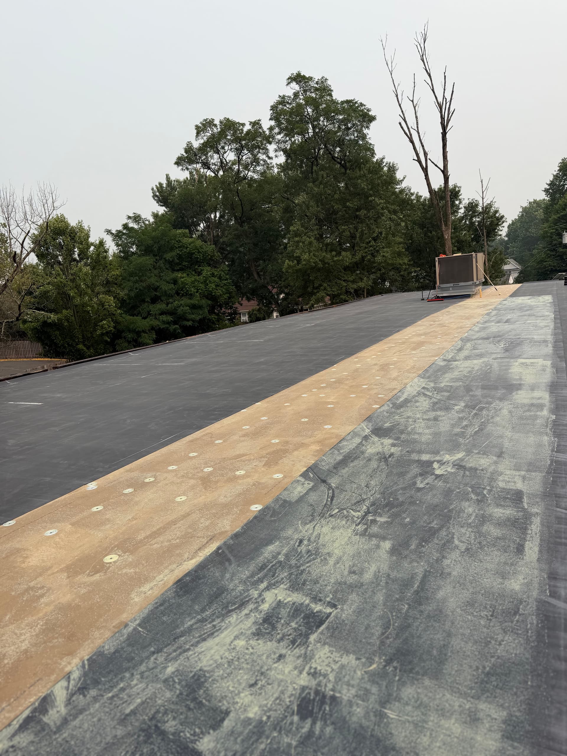 Gallery photos for 80 Square EPDM Commercial Flat Roof Replacement in Green Brook NJ: Image #6
