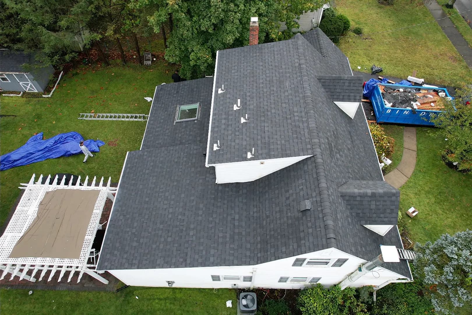 Gallery photos for IKO Dynasty Granite Black Roof Replacement in Dumont NJ: Image #8