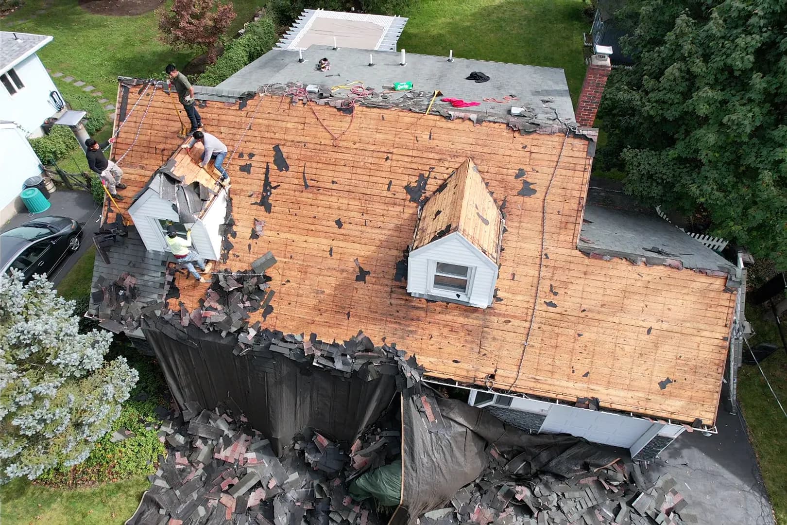 Gallery photos for IKO Dynasty Granite Black Roof Replacement in Dumont NJ: Image #2