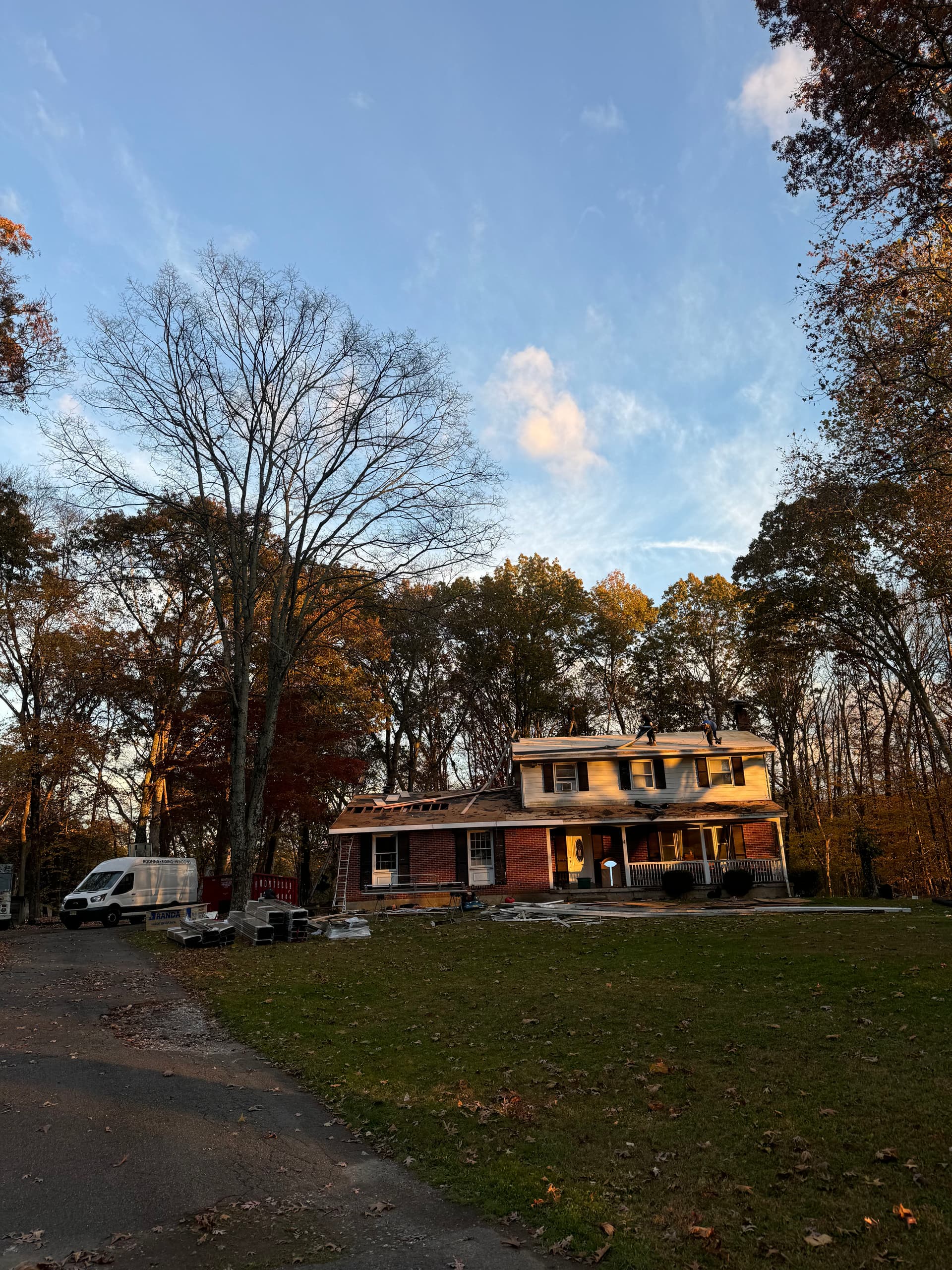 Gallery photos for Standing Seam Metal Roof Installation and Full Framing Restoration in Upper Saddle River NJ: Image #1