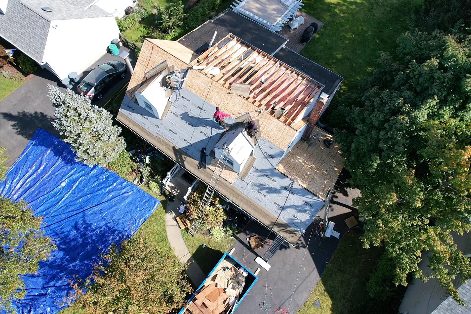 Gallery photos for IKO Dynasty Granite Black Roof Replacement in Dumont NJ: Image #4