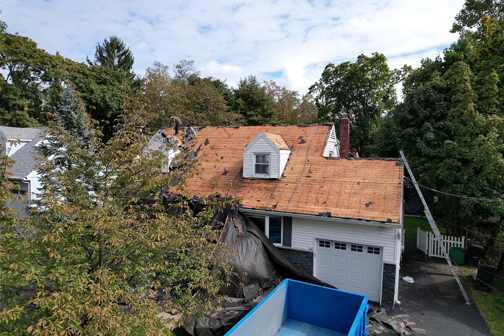 Gallery photos for IKO Dynasty Granite Black Roof Replacement in Dumont NJ: Image #1