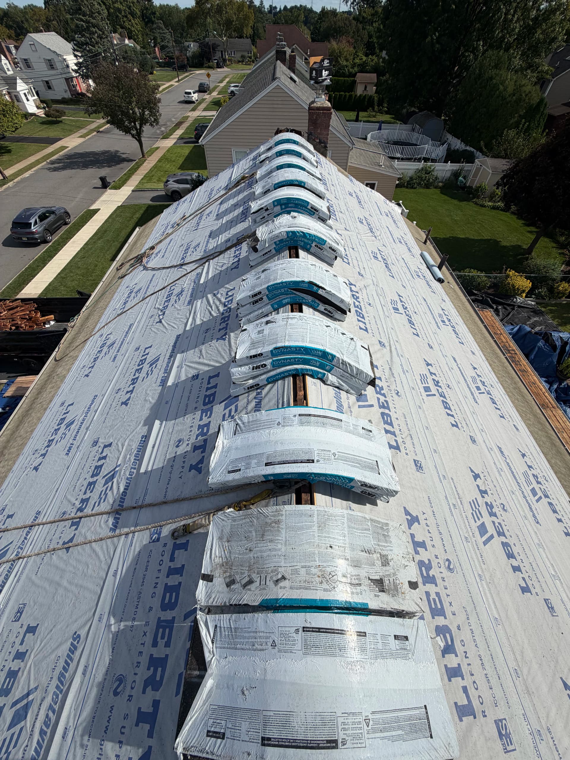 Gallery photos for Complete Roof Replacement with New CDX Plywood Deck in Clifton NJ: Image #2