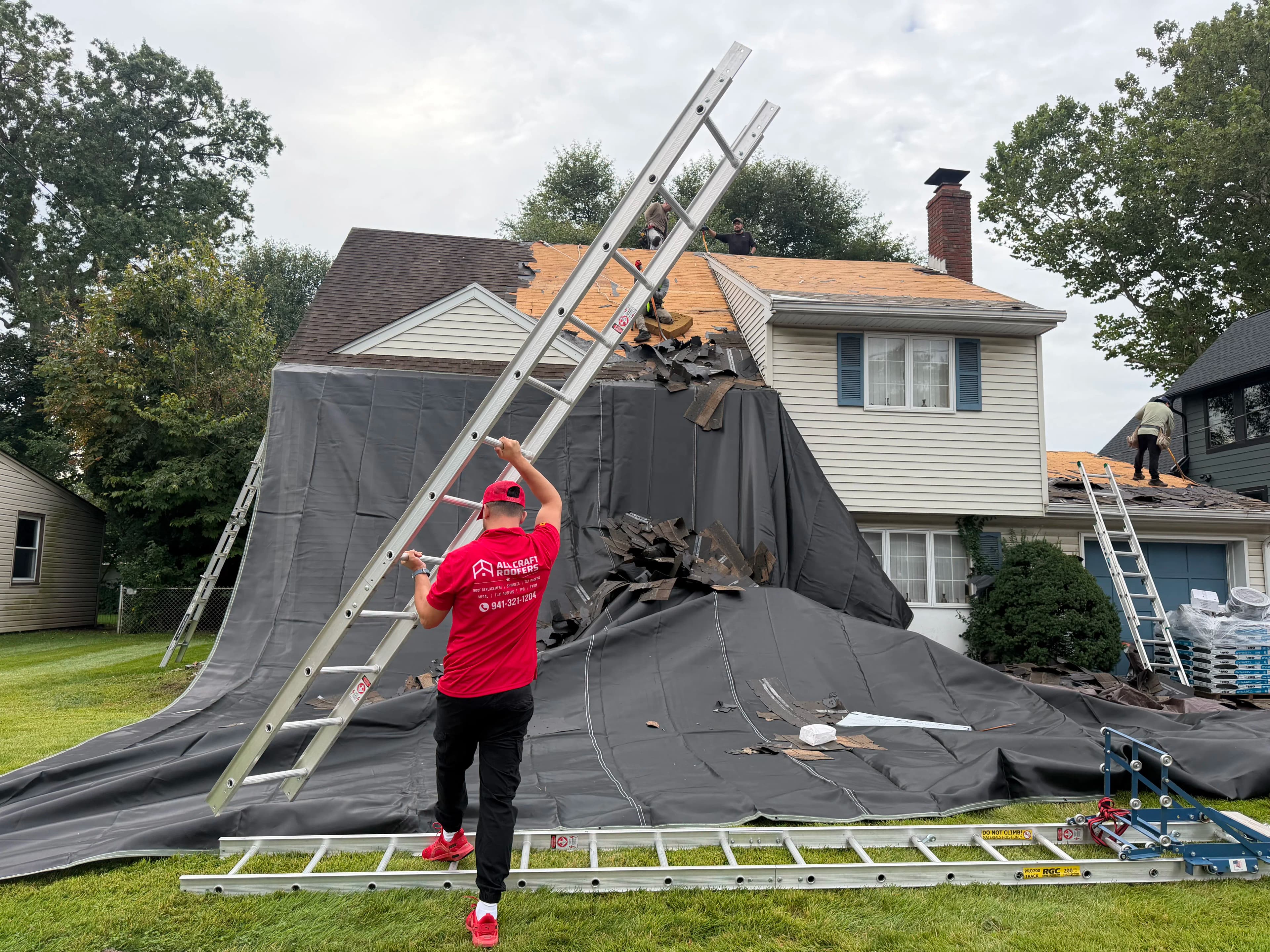 Project IKO Dynasty Granite Black Roof Replacement in Dumont NJ image
