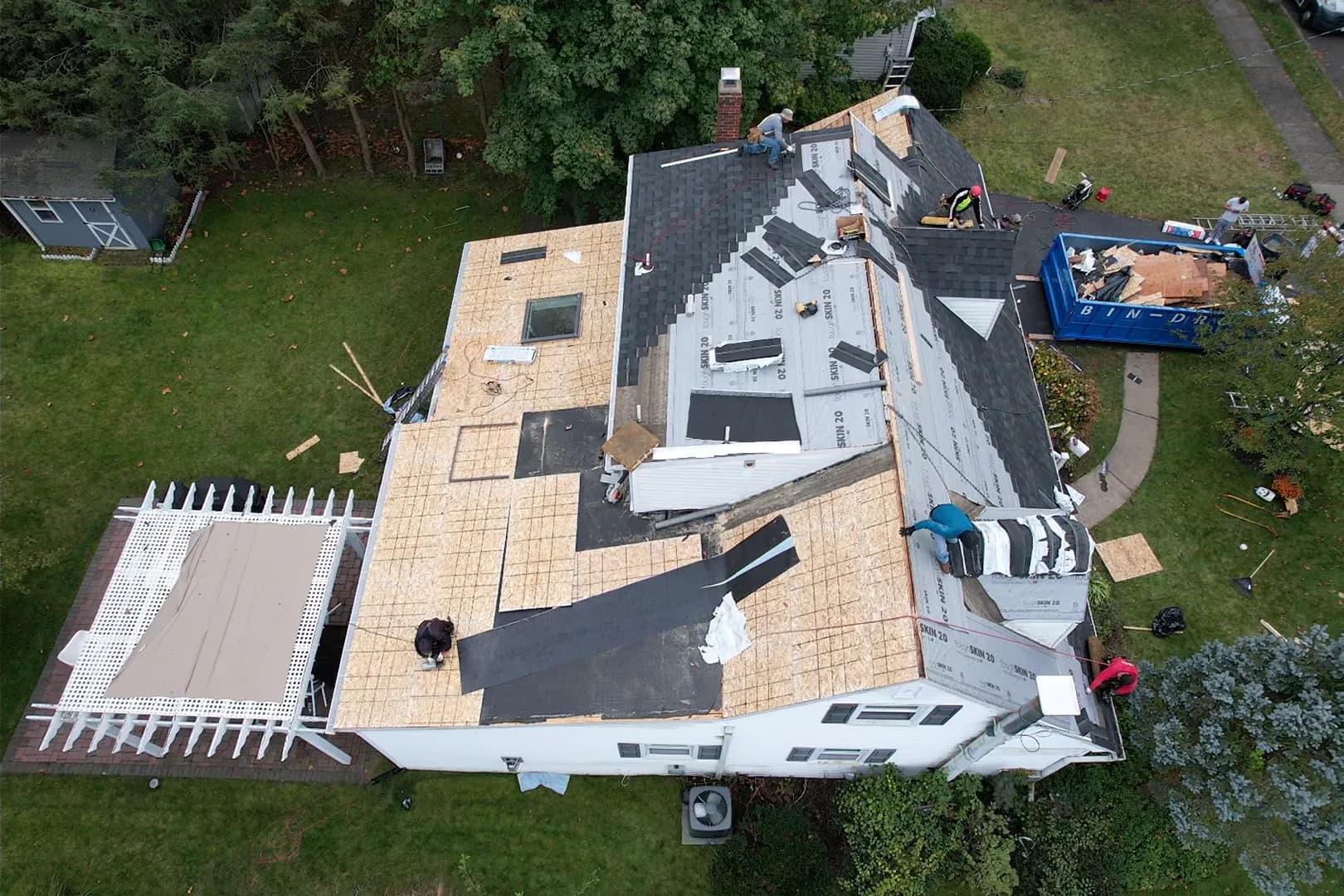 Gallery photos for IKO Dynasty Granite Black Roof Replacement in Dumont NJ: Image #6