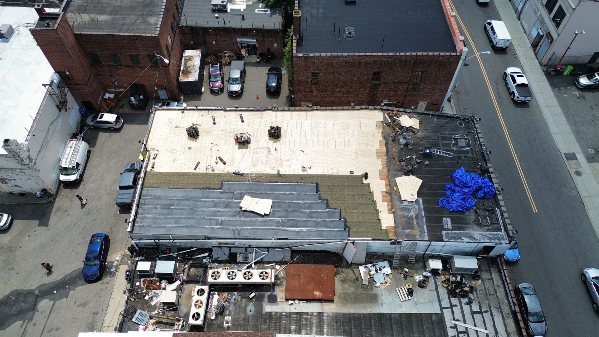 Gallery photos for Commercial Torch-Down Flat Roof Replacement in Orange NJ: Image #2