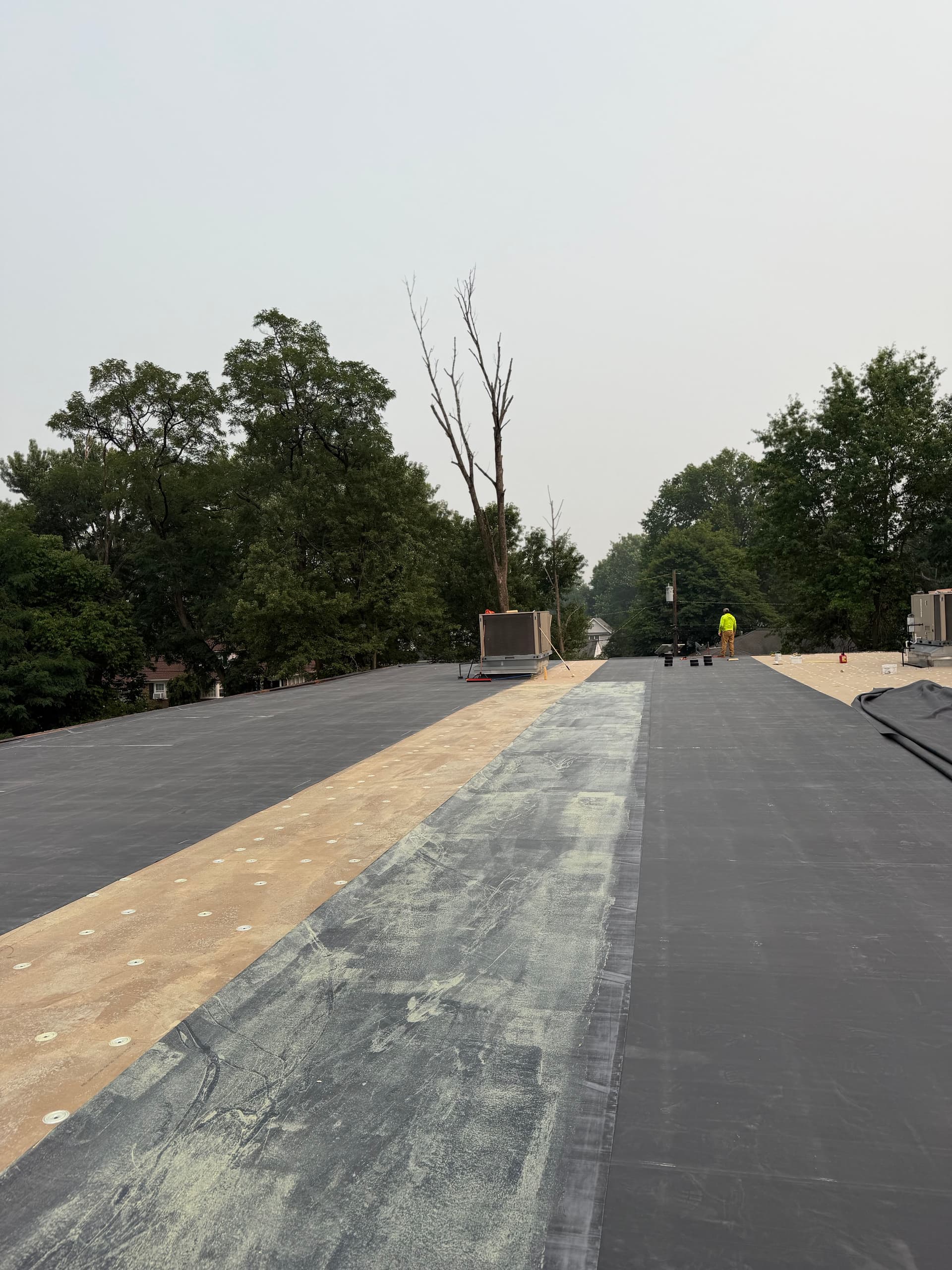 Gallery photos for 80 Square EPDM Commercial Flat Roof Replacement in Green Brook NJ: Image #5