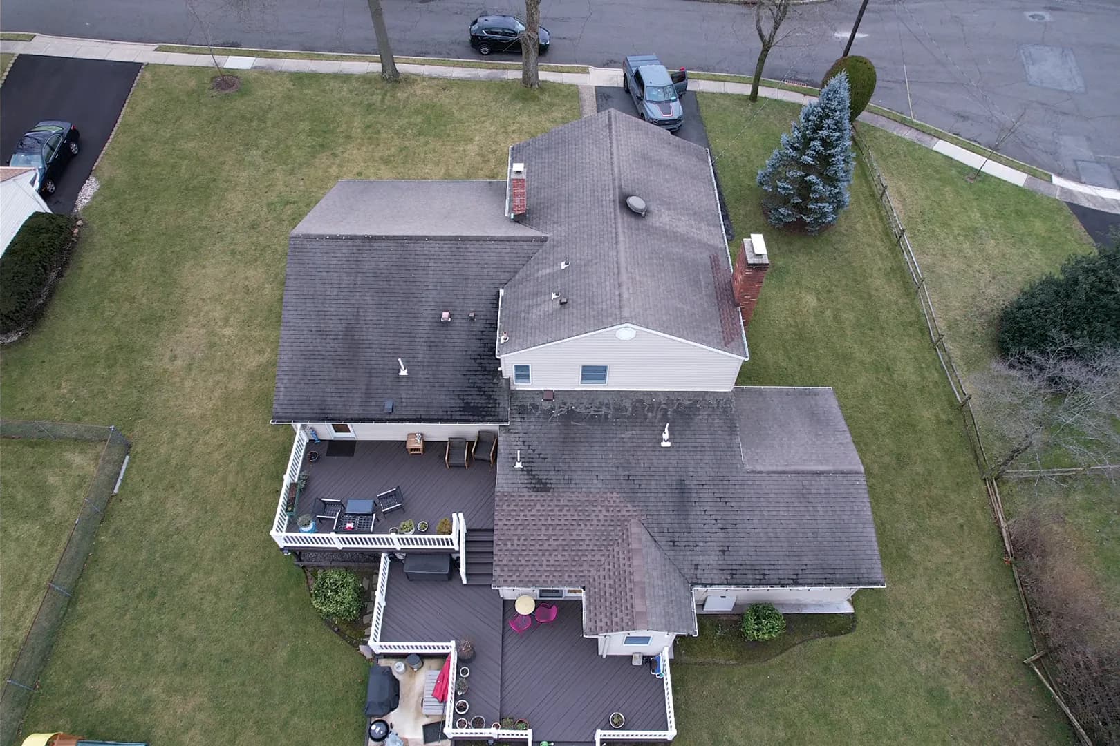 Gallery photos for Full Roof Replacement in Paramus NJ with IKO Dynasty Glacier Shingles: Image #1