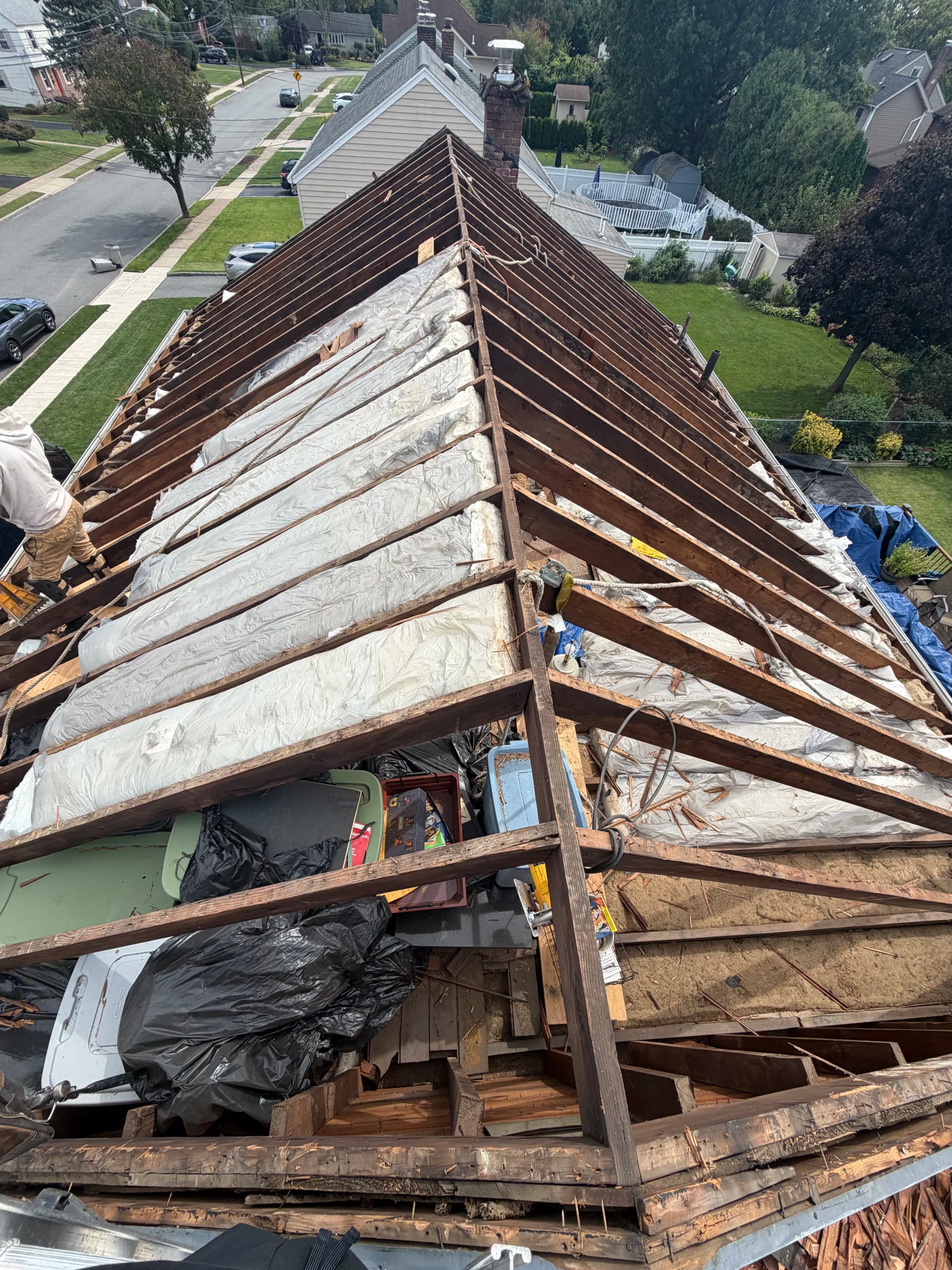 Gallery photos for Complete Roof Replacement with New CDX Plywood Deck in Clifton NJ: Image #1