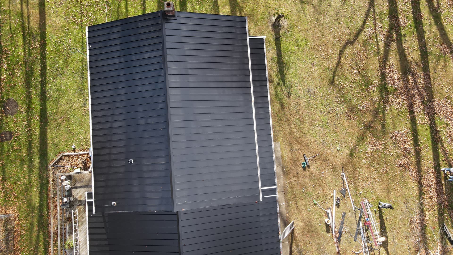 Gallery photos for Standing Seam Metal Roof Installation and Full Framing Restoration in Upper Saddle River NJ: Image #8
