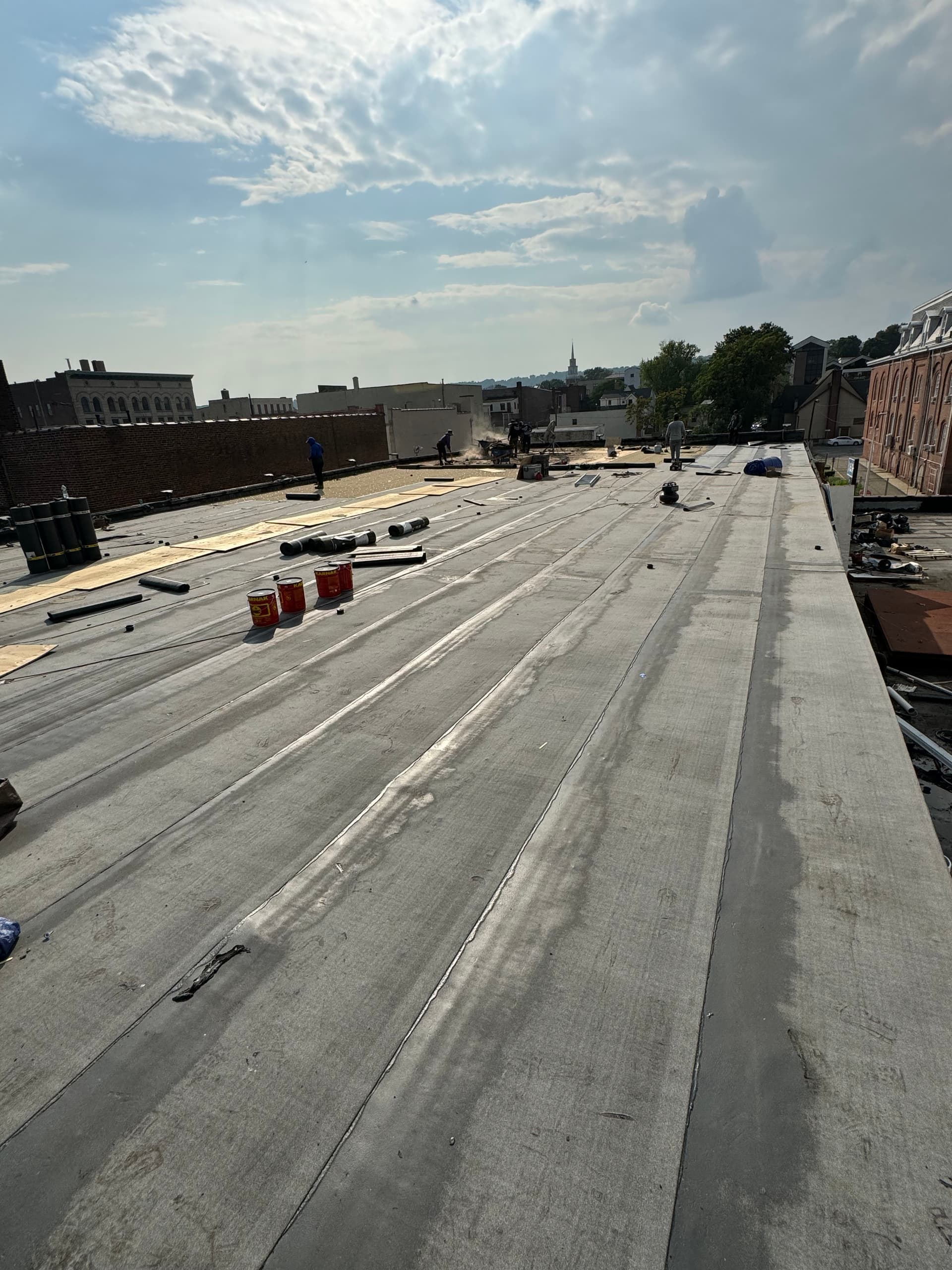 Gallery photos for Commercial Torch-Down Flat Roof Replacement in Orange NJ: Image #4