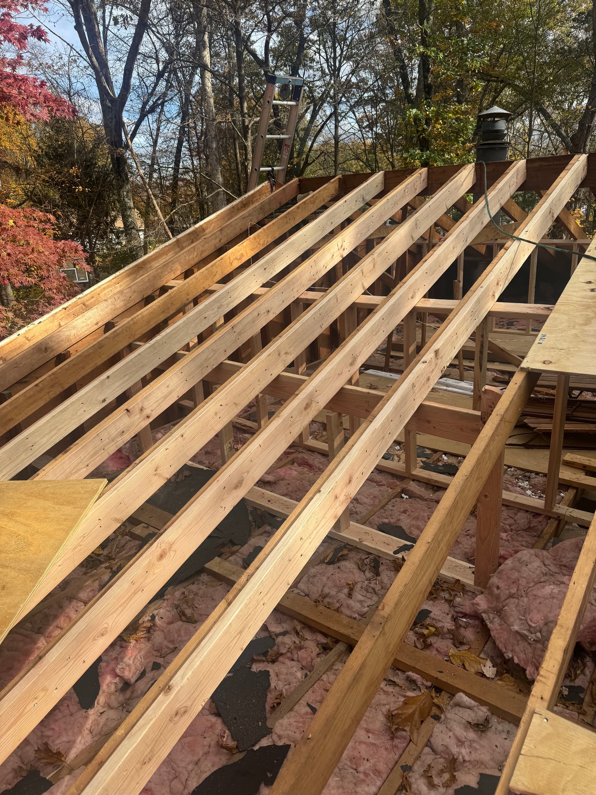 Gallery photos for Standing Seam Metal Roof Installation and Full Framing Restoration in Upper Saddle River NJ: Image #3