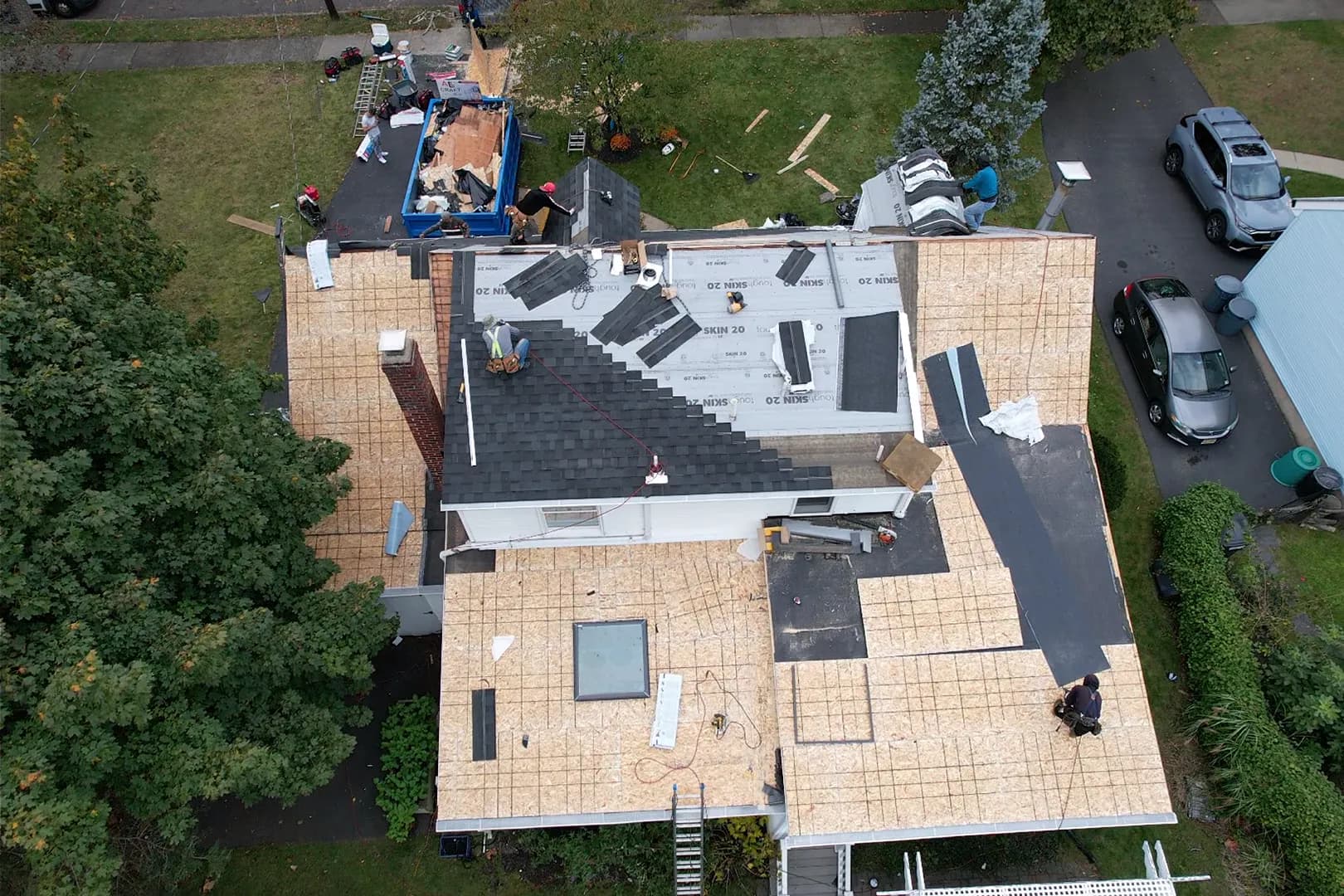 Gallery photos for IKO Dynasty Granite Black Roof Replacement in Dumont NJ: Image #5