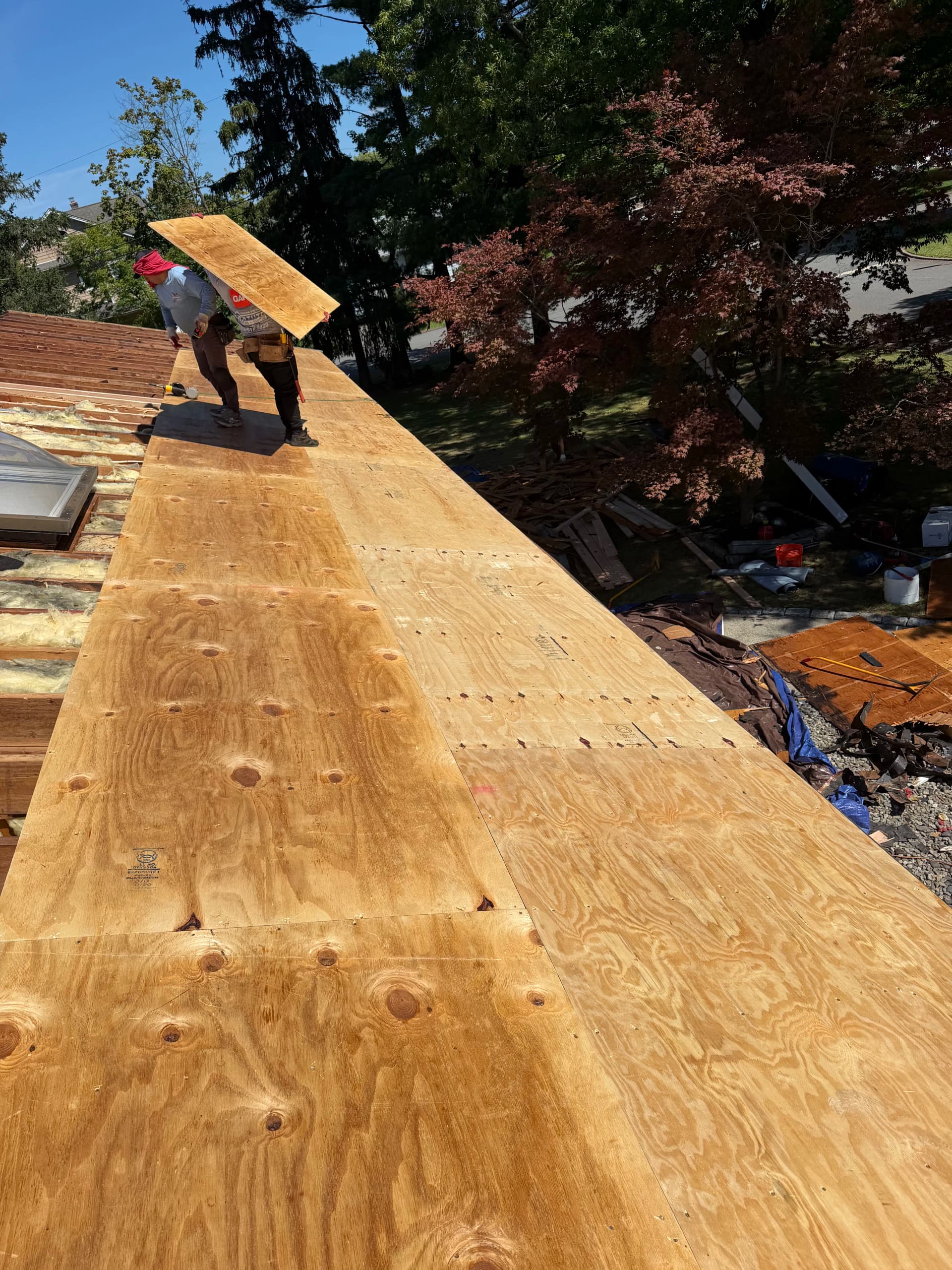 Gallery photos for Full Roof Replacement With New Decking and Gutters in Paramus NJ: Image #3